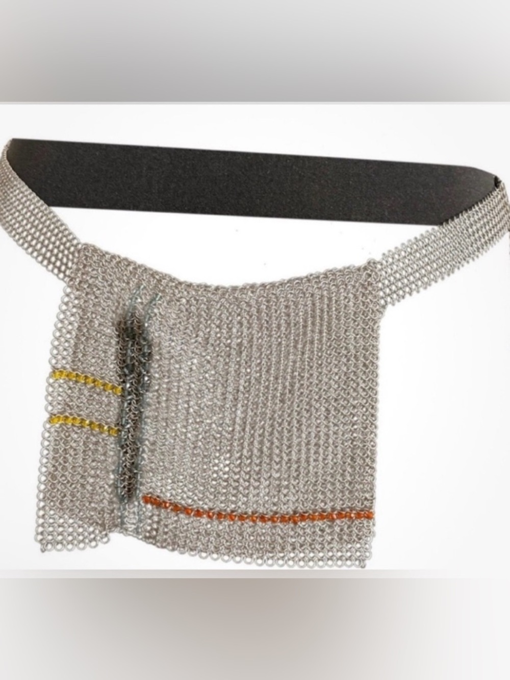 Chanel Vintage Spring 1999 Beaded Chainmail Bum Bag- NWT